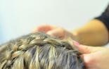Коса ободок- плетение по “мотивам” французской косички и водопада