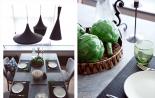 Как красиво украсить стол к празднику: смелые и оригинальные идеи сервировки стола (фото) Бокалы и шары
